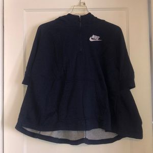 NIKE poncho hoodie